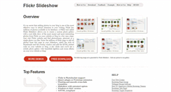 Desktop Screenshot of flickrslideshowembed.com